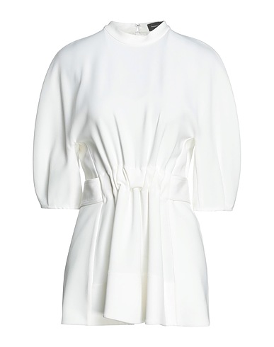 PROENZA SCHOULER Top Ivory 70% Triacetate, 30% Polyester