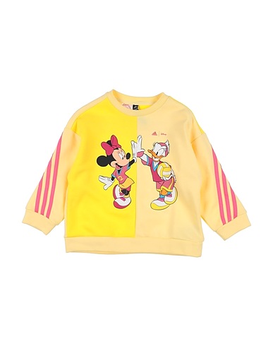 ADIDAS Sweatshirt LG DY DD CREW
 Yellow 70% Cotton, 30% Recycled polyethylene