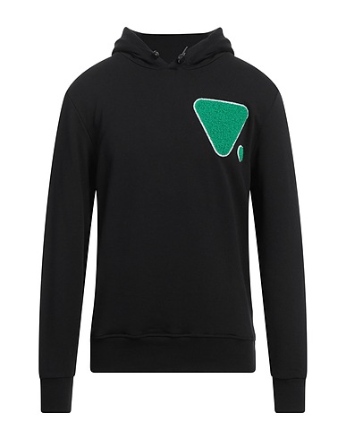 VALVOLA. Felpa Nero 100% Cotone