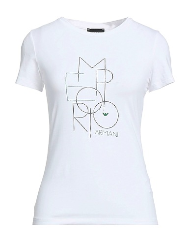 EMPORIO ARMANI T-Shirt Weiß 95% Baumwolle, 5% Elastan