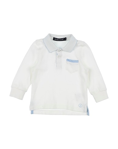 JECKERSON Polo shirt White 100% Cotton