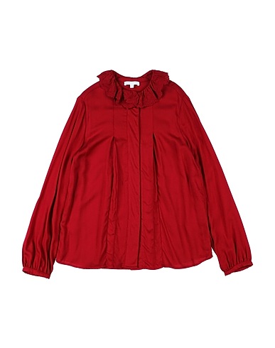 CHLOÉ Solid colour shirts & blouses Red 85% Viscose, 15% Wool
