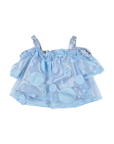 SIMONETTA Top X CHANTECLER Sky blue 100% Polyamide, Polyester