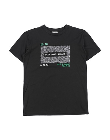 DOLCE&GABBANA T-shirt NERO 100% Cotton