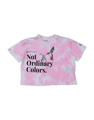 REPLAY & SONS T-shirt Pink 100% Cotton