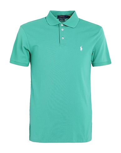 POLO RALPH LAUREN Polo SLIM FIT STRETCH MESH POLO SHIRT
 Verde 97% Cotone, 3% Elastan