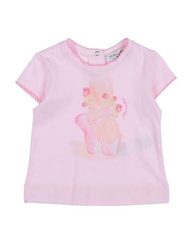 MONNALISA T-shirt Pink 100% Cotton