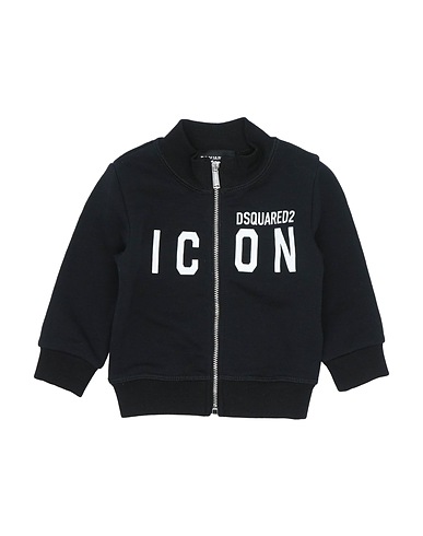 DSQUARED2 Sweatshirt ICON Schwarz 100% Baumwolle, Elastan