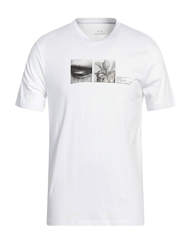 ARMANI EXCHANGE T-shirt White 100% Cotton