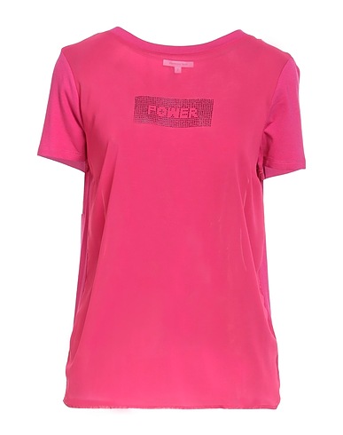 PATRIZIA PEPE T-shirt Fuchsia 96% Viscose, 4% Elastane, Polyester
