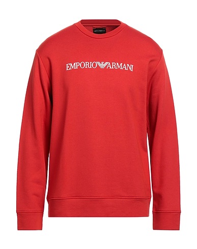 EMPORIO ARMANI Sweatshirt Rust 52% Cotton, 48% Modal