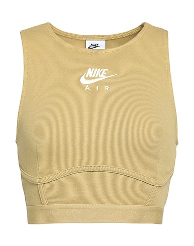 NIKE Crop top Nike Air Women's Ribbed Tank
 Military green 95% Cotton, 5% Elastane