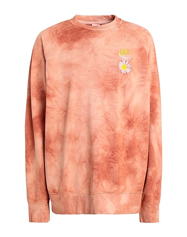 NIKE Sweatshirt Nike Sportswear Men's French Terry Crew
 Salmon pink 80% Cotton, 20% Polyester