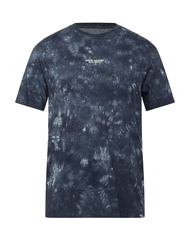 ARMANI EXCHANGE T-shirt Midnight blue 100% Cotton