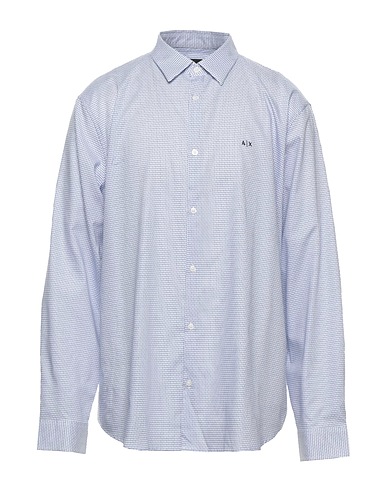 ARMANI EXCHANGE Checked shirt Blue 100% Cotton