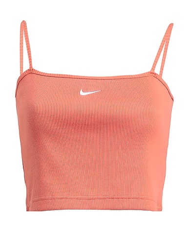 NIKE Crop top Nike Essential Rib Women's Cropped Top
 Salmone 97% Cotone, 3% Elastan