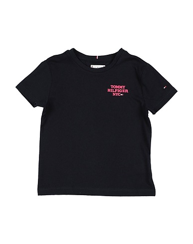 TOMMY HILFIGER T-shirt Black 60% Cotton, 40% Polyester