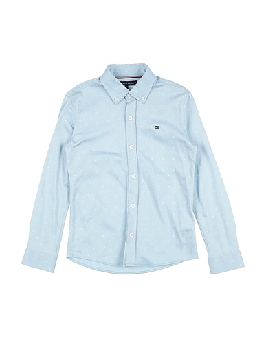 TOMMY HILFIGER Camisa estampada Azul celeste 100% Algodón