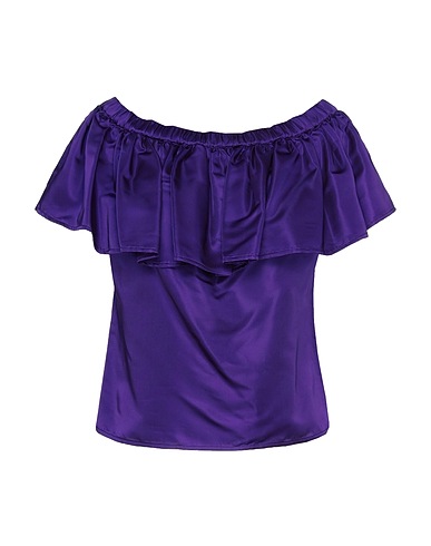 GIADA CURTI RESORT Top Purple 100% Polyester