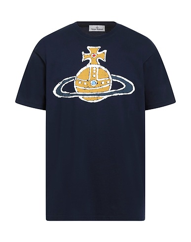 VIVIENNE WESTWOOD T-shirt Midnight blue 100% Cotton