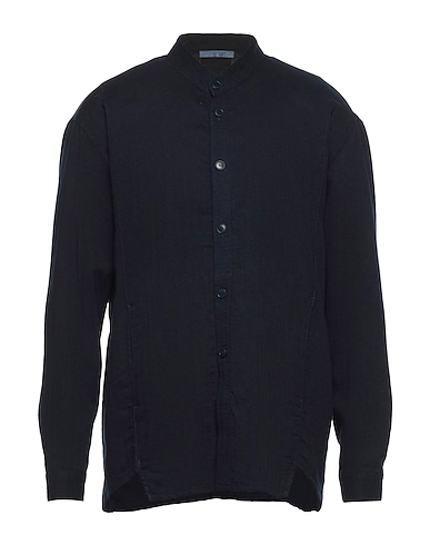 LOT 78 Solid colour shirt Midnight blue 100% Cotton