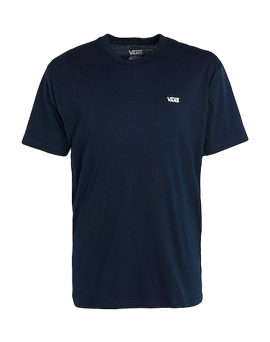 VANS Basic T-Shirt MN LEFT CHEST LOGO TEE Midnight blue 100% Cotton