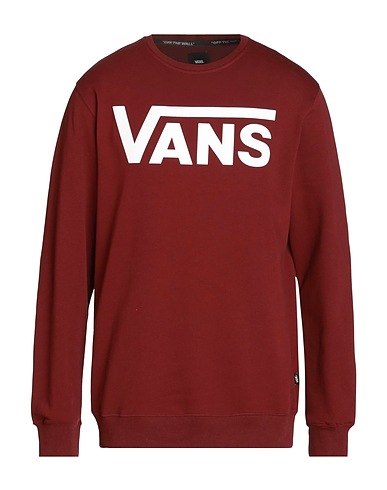 VANS Sweatshirt MN VANS CLASSIC CREW II Burgundy 70% Cotton, 30% Polyester