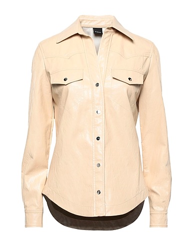 PINKO Camicie e bluse tinta unita Beige 75% Viscosa, 14% Poliestere, 7% Cotone, 4% Fibra di metallo