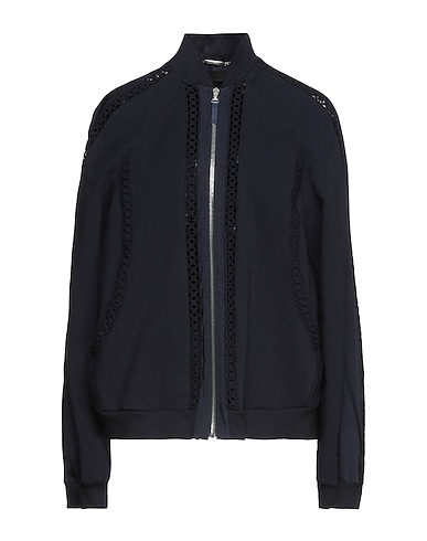 ALBERTA FERRETTI Sweatshirt ATHLEISURE Midnight blue 95% Cotton, 5% Elastane