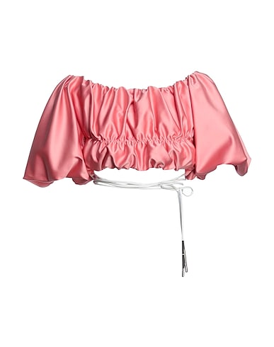 ELLERY Off-the-shoulder top Salmon pink 100% Polyester, Metal