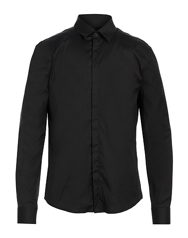 PATRIZIA PEPE 無地シャツ ブラック コットン 67% / ナイロン 27% / ポリウレタン 6%