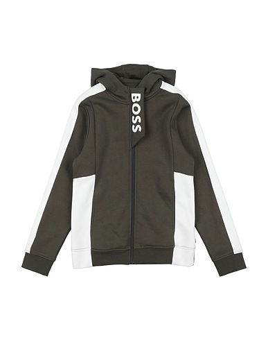 BOSS Tracksuit Military green 87% Cotton, 13% Polyester, Elastane
