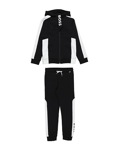 BOSS Tuta da ginnastica Nero 87% Cotone, 13% Poliestere, Elastan