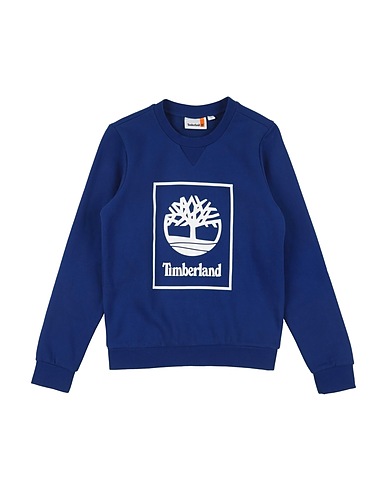 TIMBERLAND Sweatshirt Navy blue 74% Cotton, 26% Polyester, Elastane