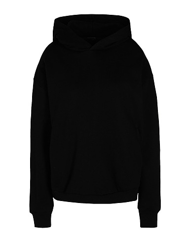 8 by YOOX Hoodie ORGANIC COTTON OVERSIZED HOODIE
 Schwarz 100% Organische Baumwolle