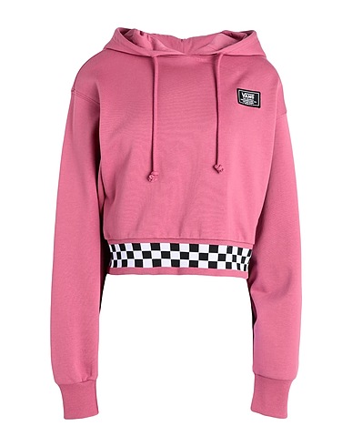 VANS Hooded sweatshirt BOOM BOOM CHECK HOODIE Garnet 100% Cotton