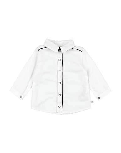 CARRÉMENT BEAU Hemd mit Muster Weiß 100% Baumwolle, Elastan