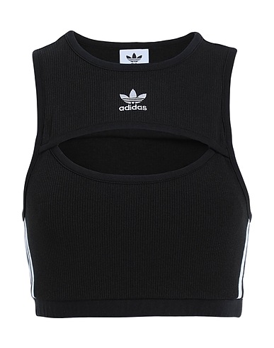 ADIDAS ORIGINALS Crop top TIGHT TOP Nero 47% Viscosa, 43% Cotone, 10% Elastan