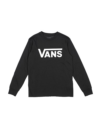 VANS T-Shirt BY VANS CLASSIC LS BOYS  Schwarz 100% Baumwolle