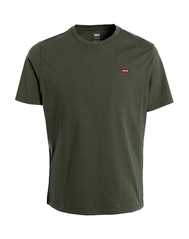 LEVI'S Camiseta básica SS ORIGINAL HM TEE
 Verde militar 100% Algodón