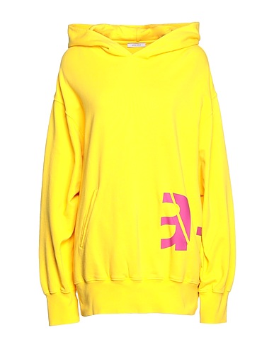 ARTICA-ARBOX Hooded sweatshirt Yellow 100% Cotton, Elastane
