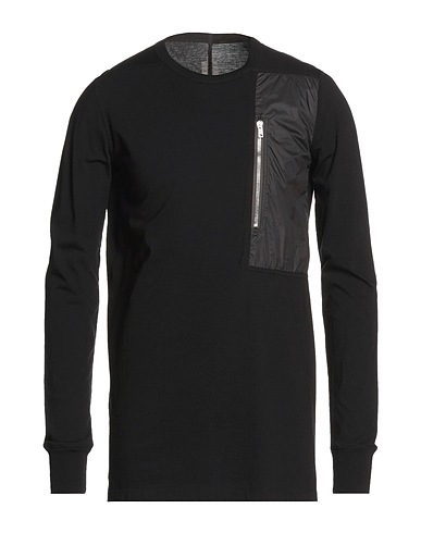 RICK OWENS T-shirt Black 100% Cotton, Polyamide