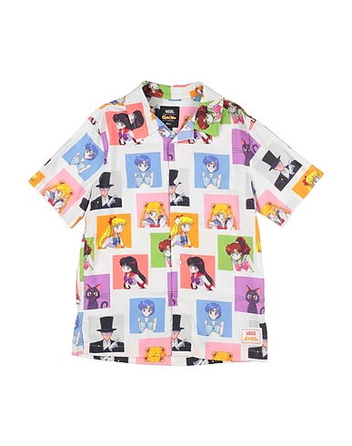 VANS Camicie  e bluse fantasia Vans x Sailor Moon Bianco 100% Viscosa
