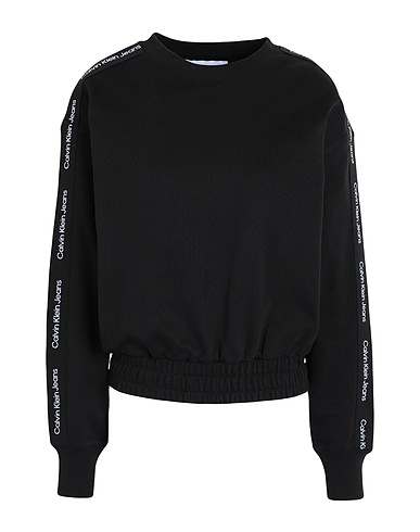 CALVIN KLEIN JEANS Sweatshirt Black 100% Cotton