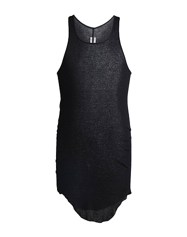RICK OWENS Tank top Black 100% Cotton