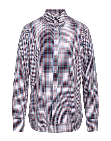 PAUL & SHARK Checked shirt Azure 100% Cotton