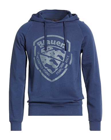 BLAUER. Sweat-shirt à capuche 100% Coton