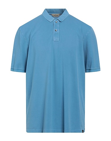 GRAN SASSO Polo shirt Pastel blue 100% Cotton