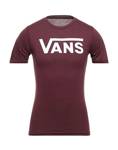 VANS Basic T-Shirt Burgundy 100% Cotton