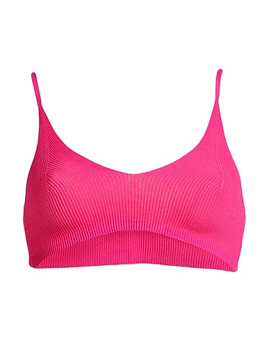 JACQUEMUS Top Fuchsia 80% Viscose, 10% Polyester, 10% Polyamide